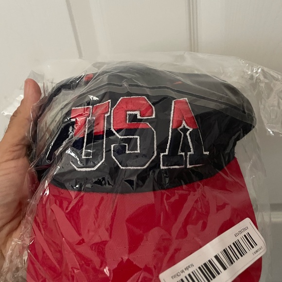 USA hat new with adjustable size band - Picture 2 of 3